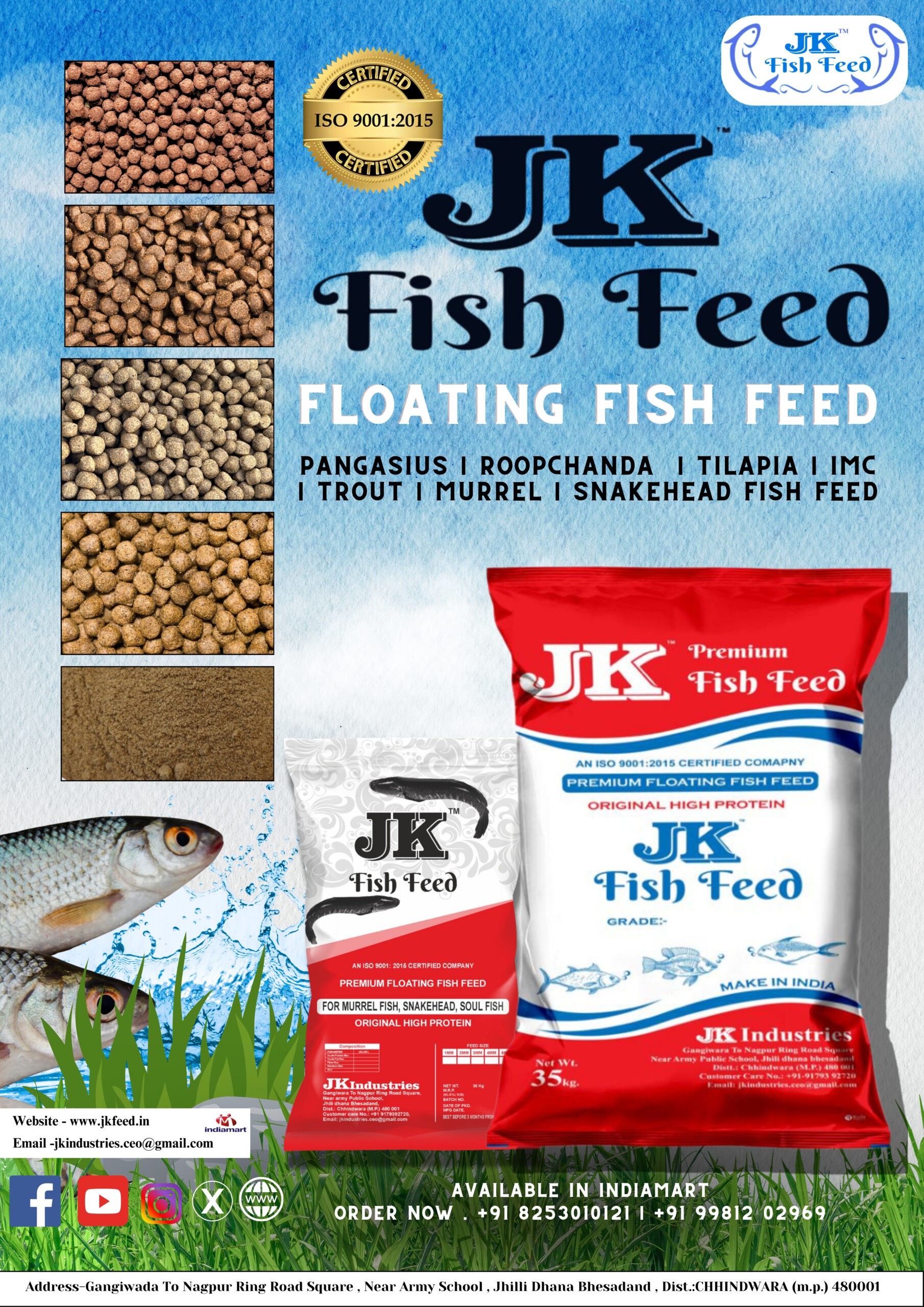WELCOME TO - JK FISH FEEDS AND CATTLE FEEDS